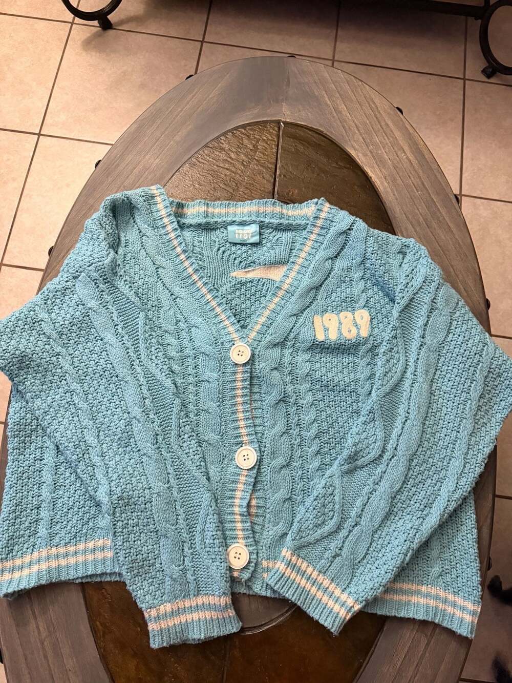 Vintage Taylor Swift 1989 Taylor's Version Seagull Cable Knit